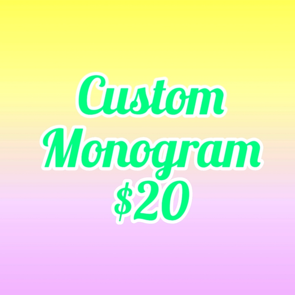 Personalized Custom Monogramming Services